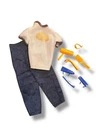 Vintage Barbie KEN DOLL Sport and Shave Outfit And Accessories #1294