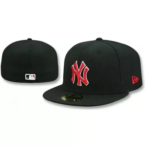 Mens New York Yankees Embroidery Era Hat Baseball Cap Flat edge Hats - Bild 26 von 34