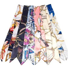 6 Pack Scarf Bags Handbag Scarfs Band Hair Neck Scarves for Women Fashion Gift