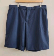 Nike Dri-Fit Men's Size 38 Standard Fit Golf Shorts 10" Navy Blue Stretch