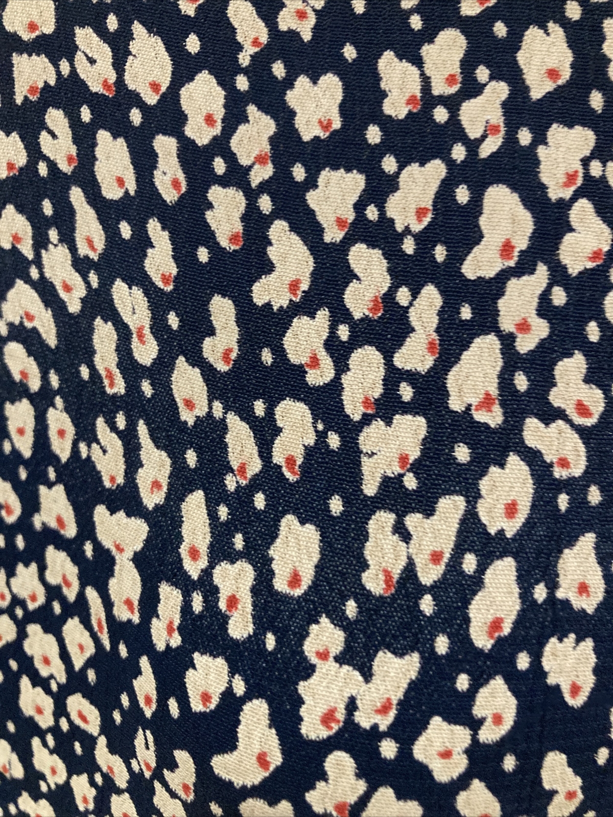 1980s Long Ditsy Print Dress by Lipsticik, Size 22" Pit to Pit, New but no tags 3