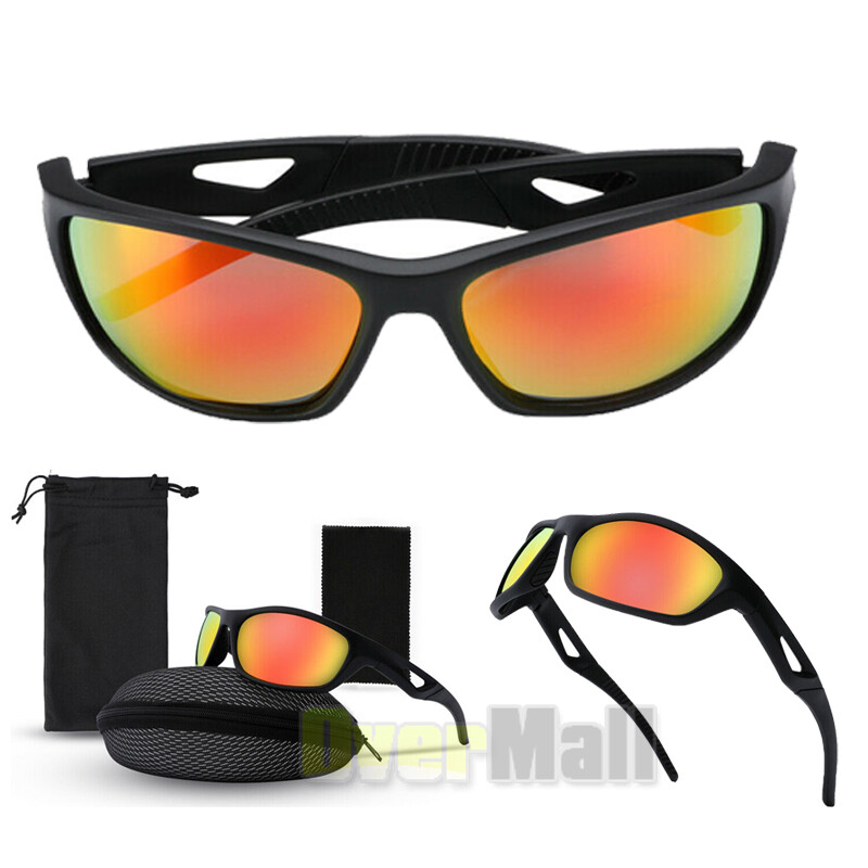 Polarized Aviator Sunglasses for Women Men Case Vintage Sports Driving Mirrored-image