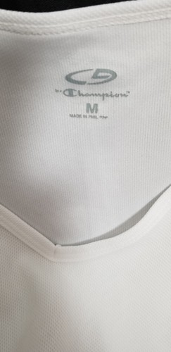 Champion Women's White Polyester Tank Top Size Medium - Picture 5 of 7