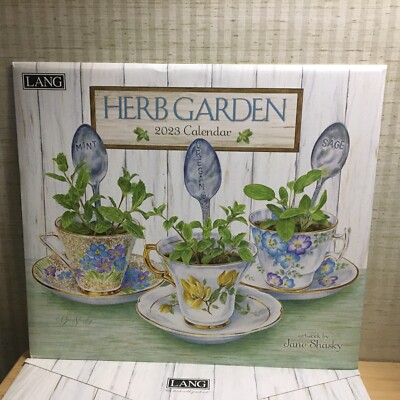 Herb Garden 2023 Lang Wall Calendar With Scripture New Free Ship