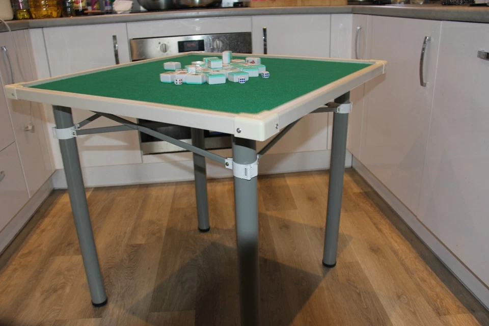 Mahjong MAJIANG table  square foldable with cup holders Mahjong Table 80x80 cm - Image 2 of 4