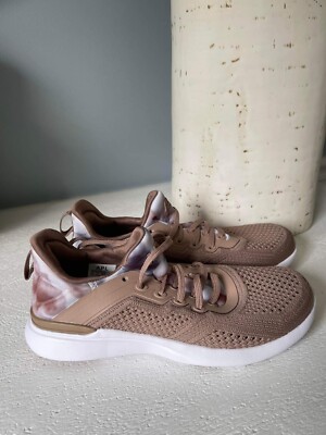NWT APL TechLoom Tracer Almond Carmel Tie Dye Athletic Running Sneakers Mens 12 APL Techloom Tracer Running Shoes Almond | Mercari main image 4