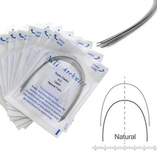 Dental Orthodontic Niti Arch Wires Super Elastic Round Natural Form Ortodoncia