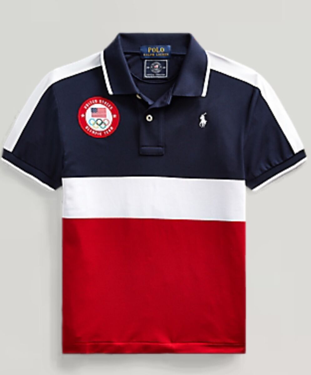 Ralph Lauren 2002 U.S. Olympic Team USA Custom Fit Polo Ralph Lauren 2002 U.S. Olympic Team USA Custom Fit Polo