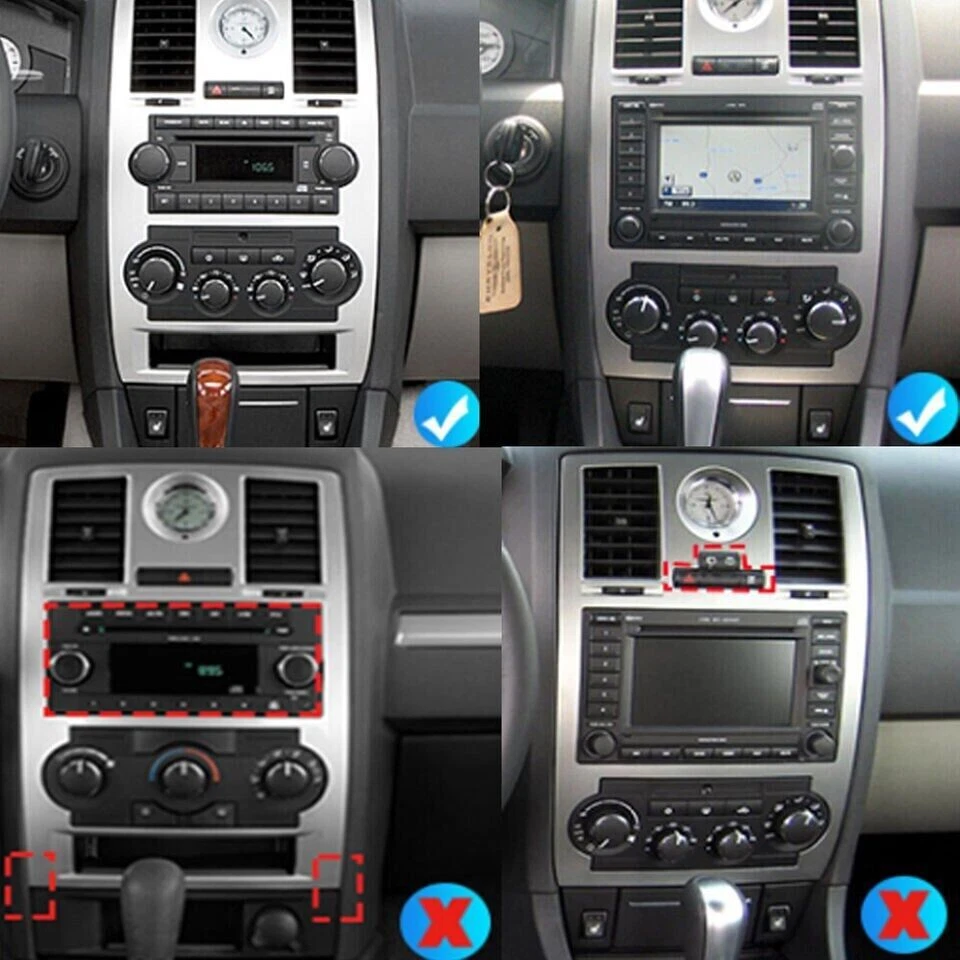 CarPlay For Chrysler 300C 2005-2010 Android12 Car Stereo Radio GPS Navi WiFi Cam - Imagem 3 de 4