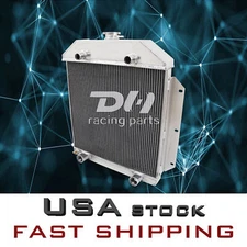 Full Alum 3Row Radiator For 49-53 Ford Cars Club Crestline Country Sedan V8 l6