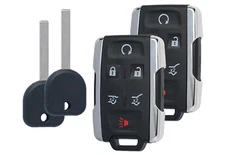 2 Replacement for 2015 - 2020 Chevy Tahoe Suburban GMC Yukon Remote Key Fob +KEY