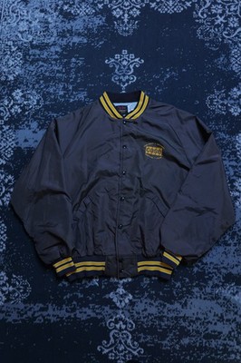 Vintage USA Sports Hip-hop Bomber Varsity Jacket Brown  Mens...