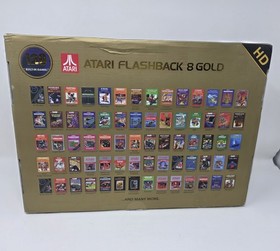 💥 Atari Flashback 8 Gold - HDMI - Retro Console with 120 Games - 2 Controllers