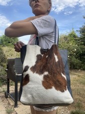Borsa in Pelle Vera Pelle Made in Italy Tote Shopping Pelle di Pony Pelle di Mucca Pony Hair