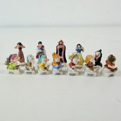 FEVE - Snow White - WALT DISNEY set of 12 Ultra RARE Vintage Feves French