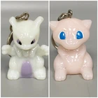 UNTESTED MEW/MEWTWO POKEMON LIGHT UP KEYCHAINS TIGER/HASBRO VINTAGE TOY FIGURINE