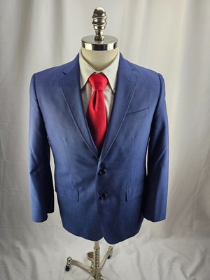 Ted Baker Men's Blue Wool Blazer Jacket 40S