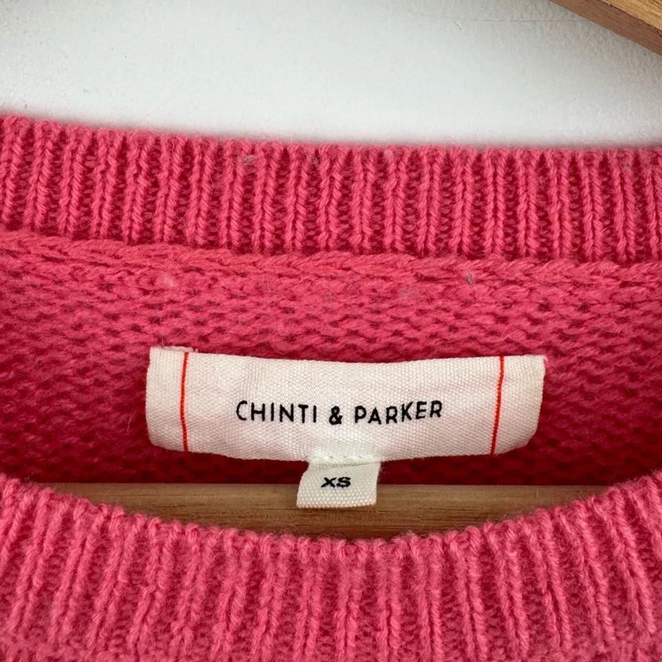 Женский свитер из шерстяной кашемировой смеси Chinti + Parker размер XS - Изображение 4 из 4