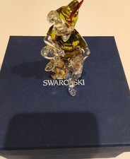 Swarovski Colore Disney Peter Pan & Tinkerbell + Targhetta Cristallo Scatole Or.