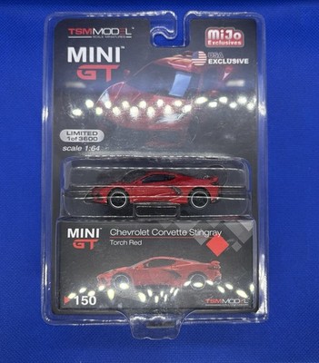 TSM Model Mini GT Chevrolet Corvette Stingray Red 1:64 Limited