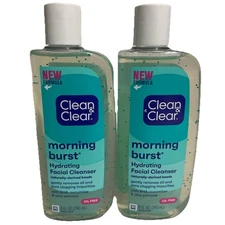 (2 Pack) Clean & Clear Morning Burst Oil-Free Hydrating Face Cleanser, 8 fl. oz