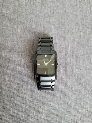 Fossil Uhr Arkitekt Diamond analog schwarz Herren Armbanduhr neue Batterie