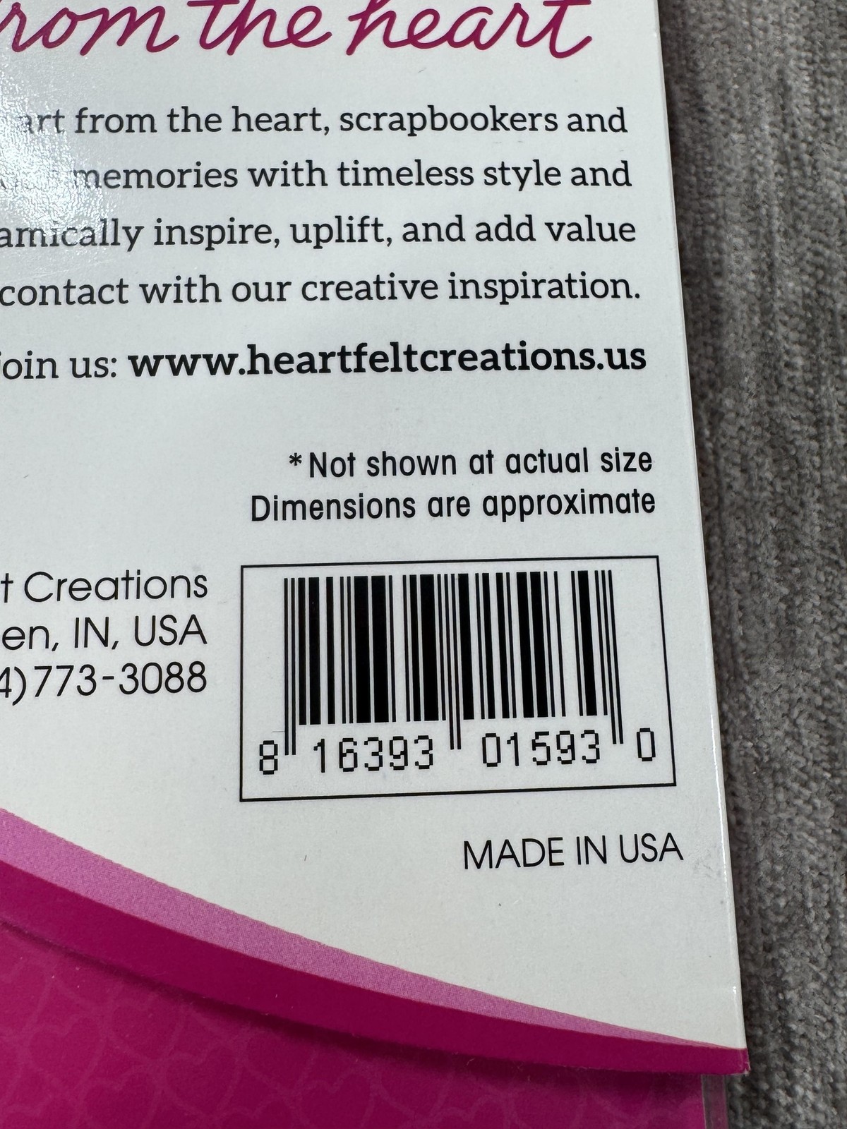 Heartfelt Creations Large Sparkling Poinsettia Cling Stamps 2pc HCPC-3679