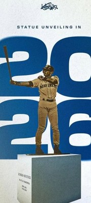 2026 Cal Raleigh Bobblehead 3/28 Seattle Mariners + Ichiro Statue