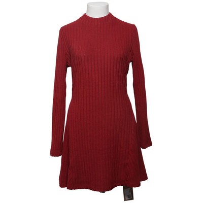Halara, Kleid, Größe: M, Rot, Elasthan/Polyester, Einfarbig, Rippenstrick #3Ps