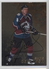 1998-99 ITG Be A Player Gold Auto Sandis Ozolinsh #188 Auto n8a