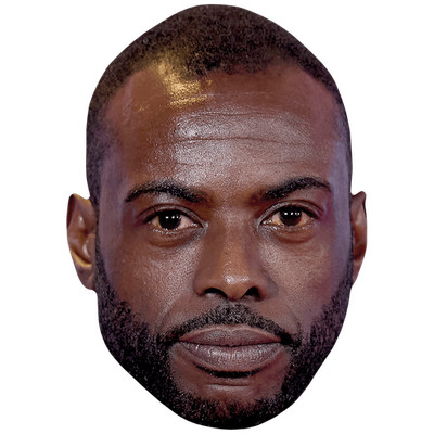 Bore Buika (Beard) Celebrity Mask, Flat Card Face, Fancy Dress Mask