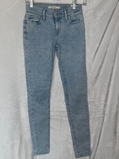 Levi's 710 Super Skinny Jeans for Girls 25x30 Light Blue Fade