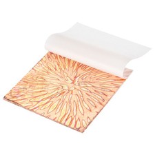 5 Sheet Gold Leaf Sheet, 5.5"x5.5" Booklet Paper,Chrysanthemum