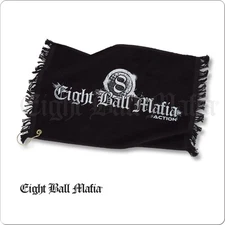 Eight 8 Ball Mafia Pool Billiards Hand Towel with Clip FREE Shipping