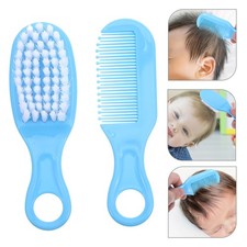 Infant Baby Brush Comb Set Massage Hair Care Tool Pp Tpe Material
