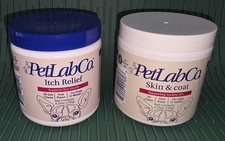 2x PetLab Co Skin  Coat  Itch Relief Healthy Skin Health 30 Chews / 60x Total