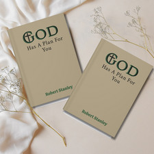 God Has a Plan for You Hard Cover Journal  Christian Notebook for Men  Teens