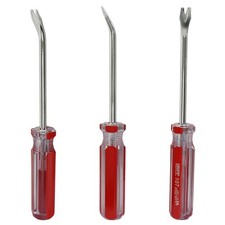 Bonsicoky 3 Pcs Tack Lifter Nail Puller, Elbow Head V Tip Length: 7.4"