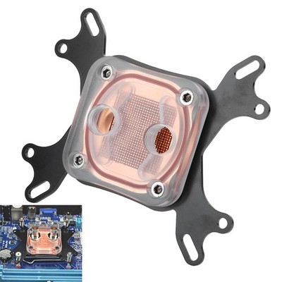CPU Water Cooling Block Transparent Cover For / Universal Computer SET