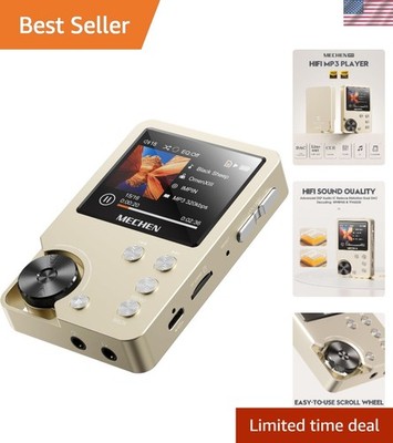 M30 HiFi MP3 Player - Lossless High-Res Sound with 64GB Memory - Gold