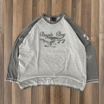 Sick Vintage Bugle Boy Two Toned Longsleeve w/ Sleeve Details