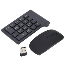 2.4GHz Number Pad, Mouse Combo, 18 Key, 1200 DPI, Plug, Play, Wireless
