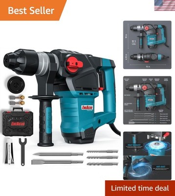Powerful 12.5 Amp Hammer Drill - SDS-Plus with Ergonomic Vibration Control