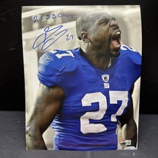 Brandon Jacobs Autographed New York Giants Inscribed 11x14 Photo Beckett BAS