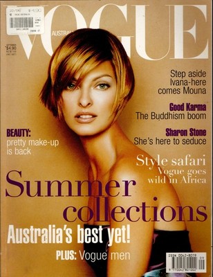 Vogue Australia - Sept. 1996 - Linda Evangelista, Sandra Bullock +