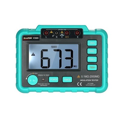 Digital Insulation Resistance Tester, DC250V/500V/1000V Insulation Resistor...