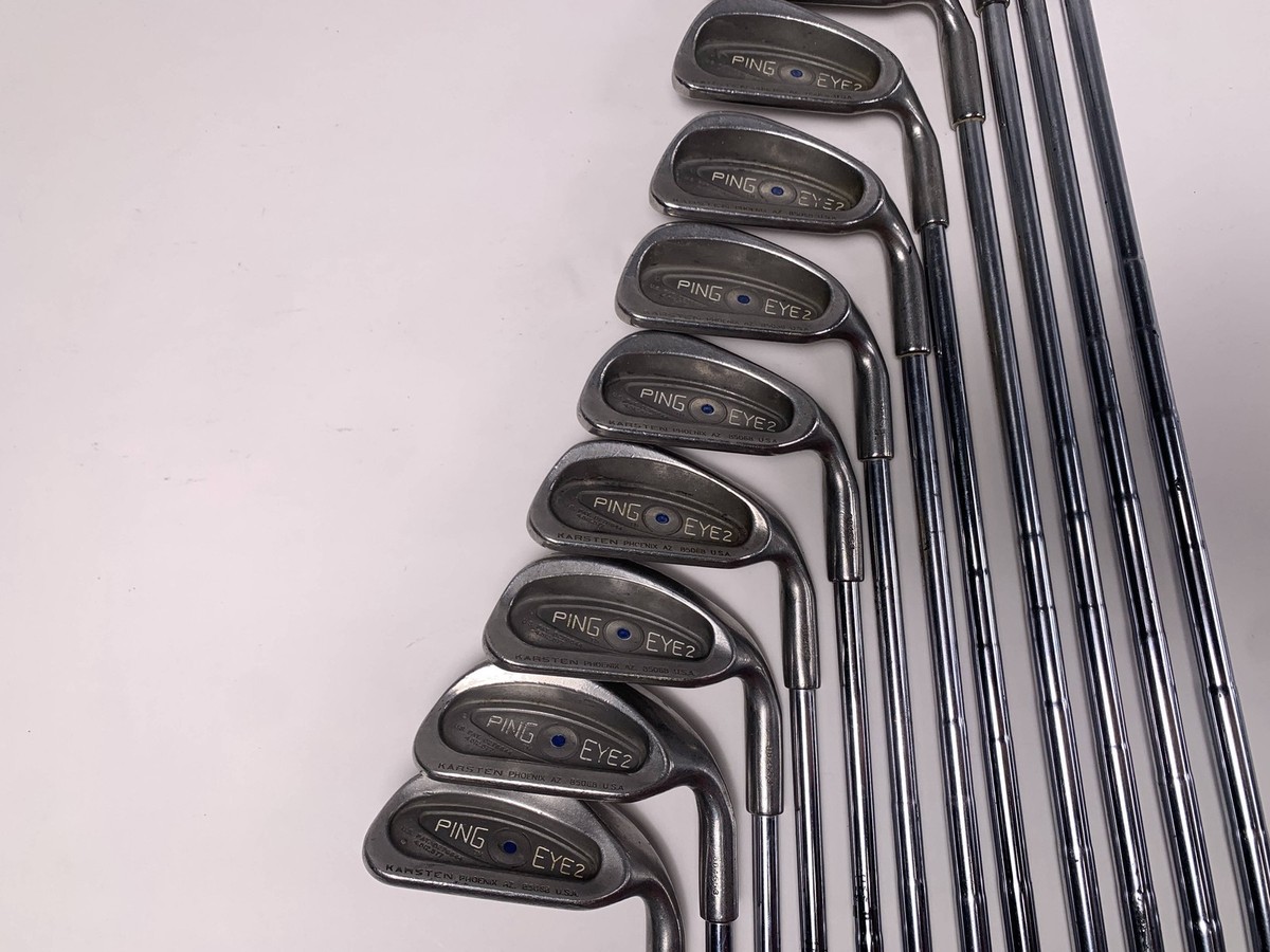 Ping Eye 2 Iron Set 1-PW+SW+LW Blue Dot 1* Up Karsten ZZ-Lite