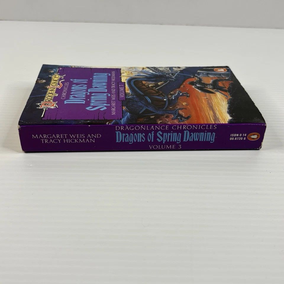 Dragonlance Chronicles Dragons Spring Dawning Paperback Book Volume 3 Tracked - image 3 of 4