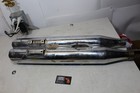 95 16 Harley Touring Chrome Vance&Hines Chrome Exhaust Muffler Set Gutted Slash