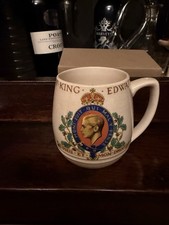 King Edward VIII Coronation Mug 12th May 1937 Vintage Commemorative Collectible